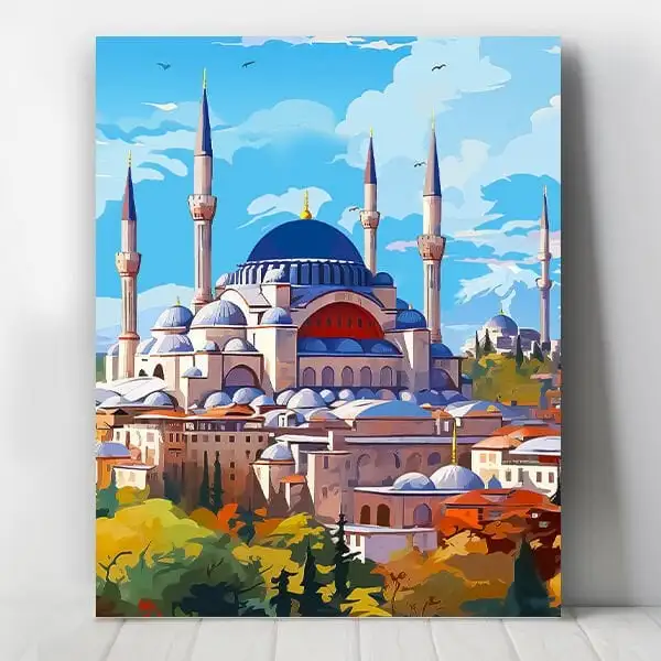 Ayasofya Sayılarla Boyama Seti 30x40 cm